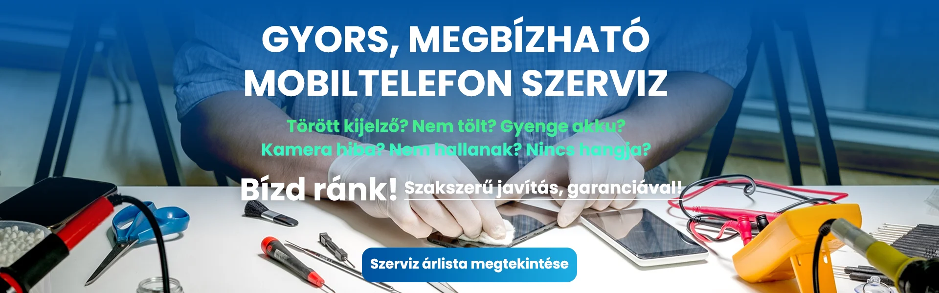 Gyors, megbízható mobiltelefon szerviz