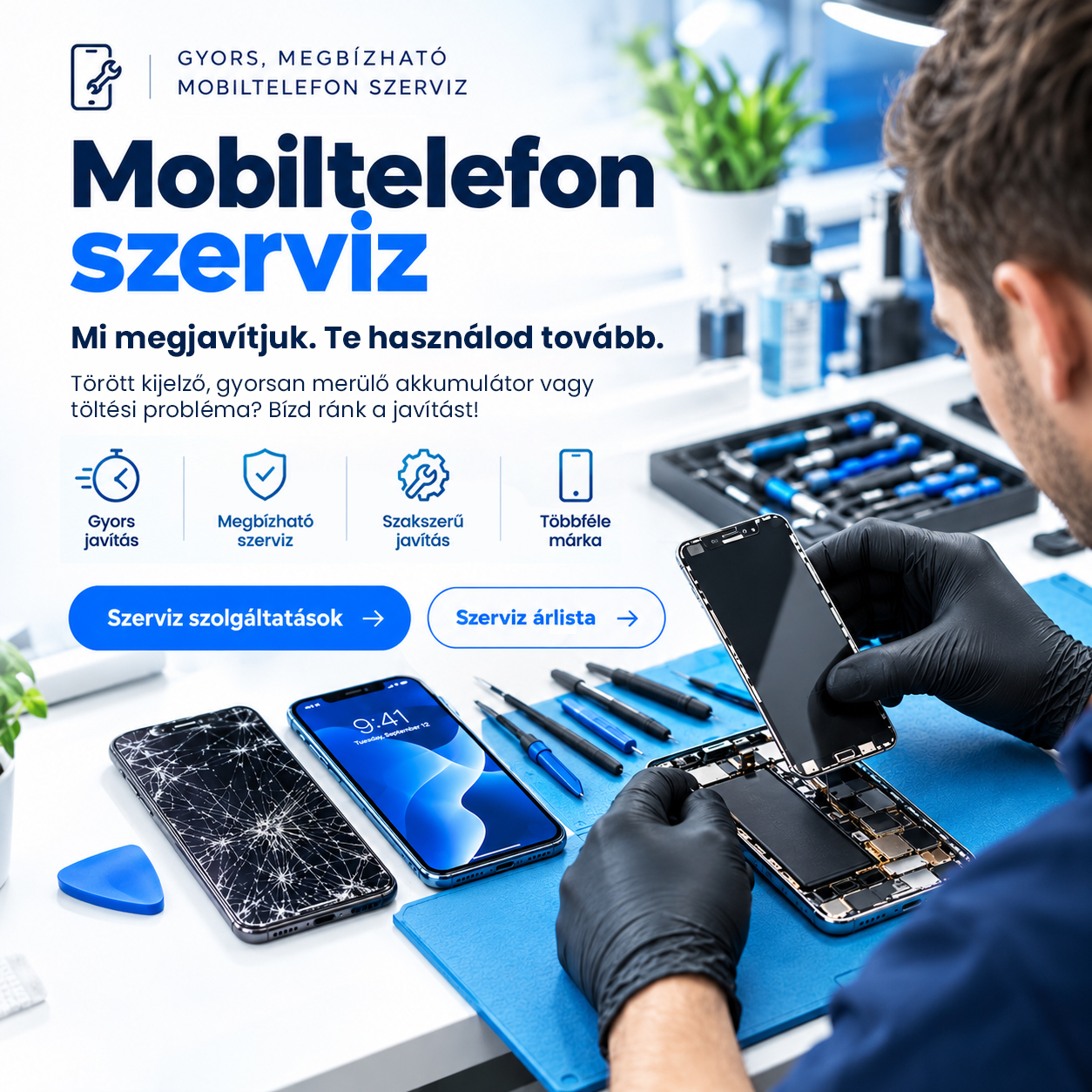 Gyors, megbizható mobiltelefon szerviz